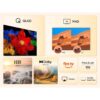TCL 32SF560-UK 32 Inch Full HD QLED HDR Smart TV with Fire TV Press & Ask Alexa, Metallic Bezel-Less Design [Energy Class F]