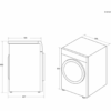 Candy KSEC8LF 8KG Freestanding White Condenser Tumble Dryer [Energy Class G]