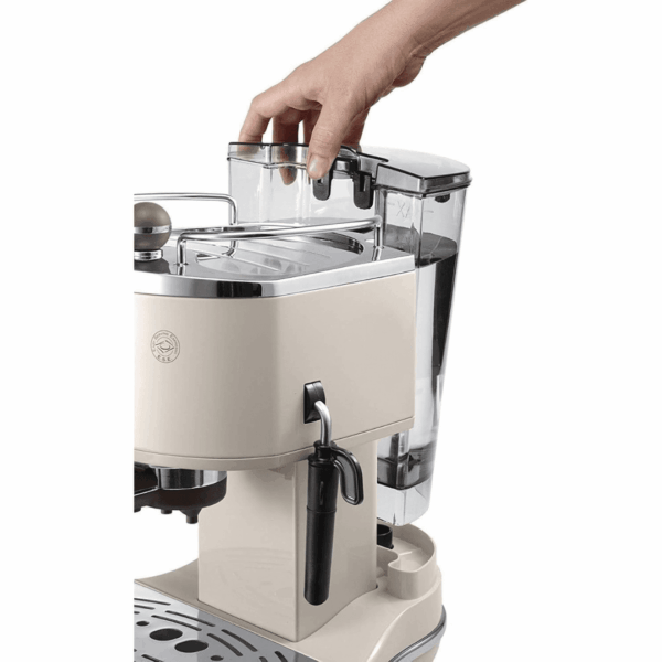 4-48.png De'Longhi Icona Vintage - Espresso Machine Manual Milk Frother Beige
