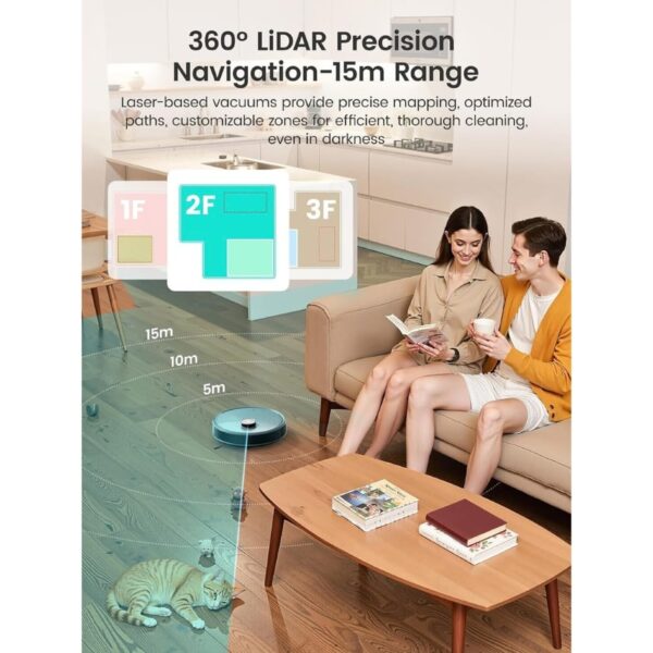 Lefant M3 Max Robot Vacuum Cleaner with Mop, All-in-One Station
