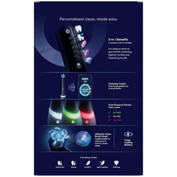 5-108.jpg Oral-B iO5 Electric Toothbrush, Matt Black, with Travel Case and Toothpaste