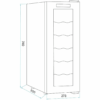 5-20-1.png Dellonda Baridi 12 Bottle Wine Fridge with