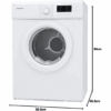 Montpellier MVSD7W Freestanding 7kg Vented Sensor Tumble Dryer - White [Energy Class E]