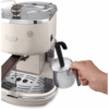 5-35.png De'Longhi Icona Vintage - Espresso Machine Manual Milk Frother Beige