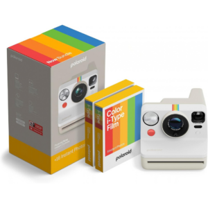 Polaroid - Now Gen 3 - Instant Camera - Bundle Camera + Colour Film (16 Photos) White (6561)