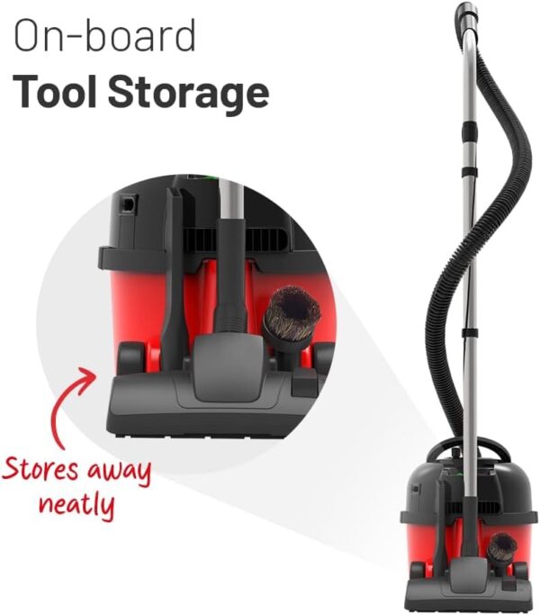51Ns0PxthYL._AC_SL1000_.jpg Henry HVR160-11 Bagged Cylinder Vacuum Cleaner, 6 Litre, 620W, Red and Black
