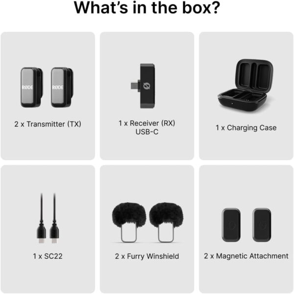 51ijp0tKoUL._AC_SL1080_.jpg RØDE Wireless Micro - Compact Wireless Microphone