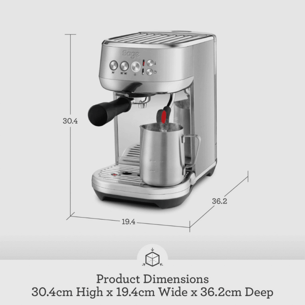 6-25.png Sage Bambino Plus Compact Espresso Machine, Brushed Stainless Steel