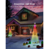 Govee Christmas Cone Tree Lights 1.87m, 316 LEDs RGBIC String Lights, Black [Energy Class G]