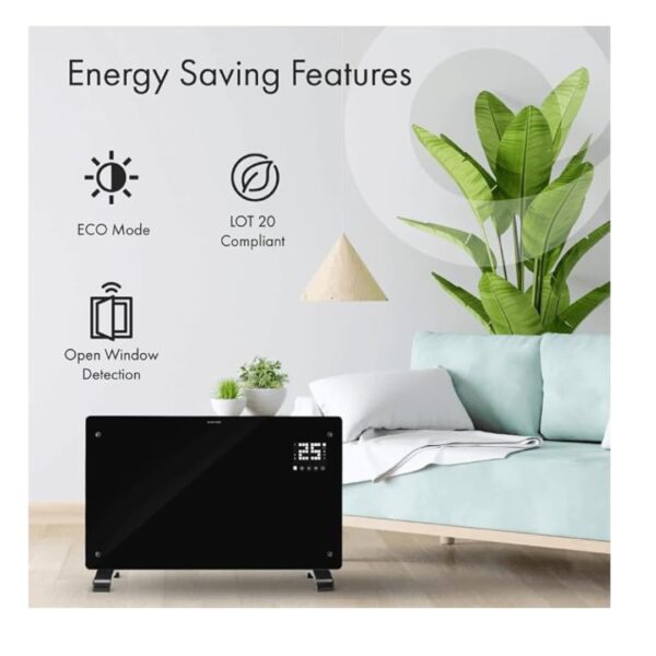 6-36.jpg Devola 2000W Smart Electric LOT 20 Compliant, Energy Efficient Heater (Black)