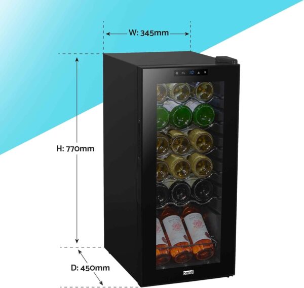 610Pdh7SYL._AC_SL1500_.jpg Dellonda Baridi 18 Bottle Wine Cooler Fridge with Digital Touch