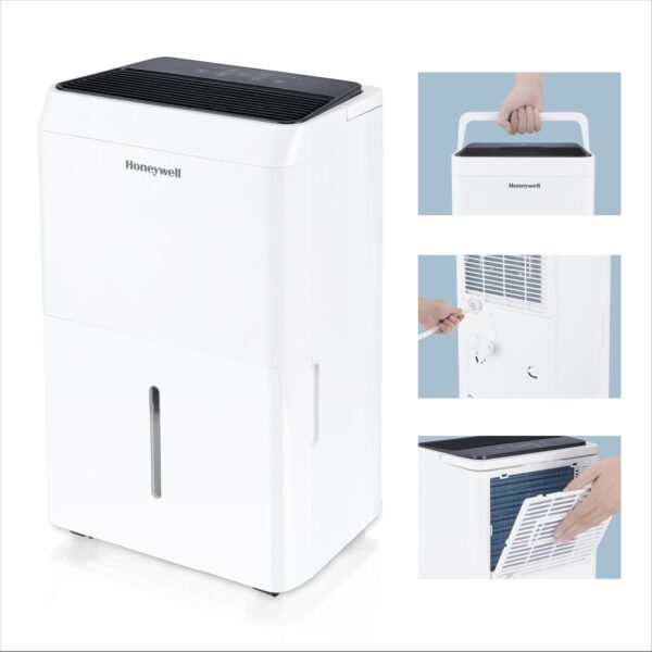 6175nUAvMwL._AC_SL1500_.jpg Honeywell 20L/Day Dehumidifiers For Home With Digital Display