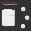 619vC322JvL._AC_SL1500_.jpg Cookology 87L 47cm Under-Counter Fridge Freezer - White