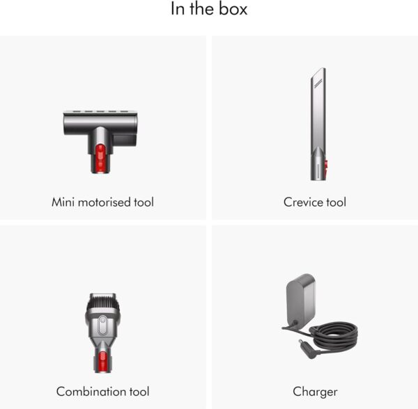 61AeqFhFFUL._AC_SL1500_.jpg Dyson Car+Boat handheld vacuum cleaner, 115 AW, 50min, deep cleaning on the go (Silver)