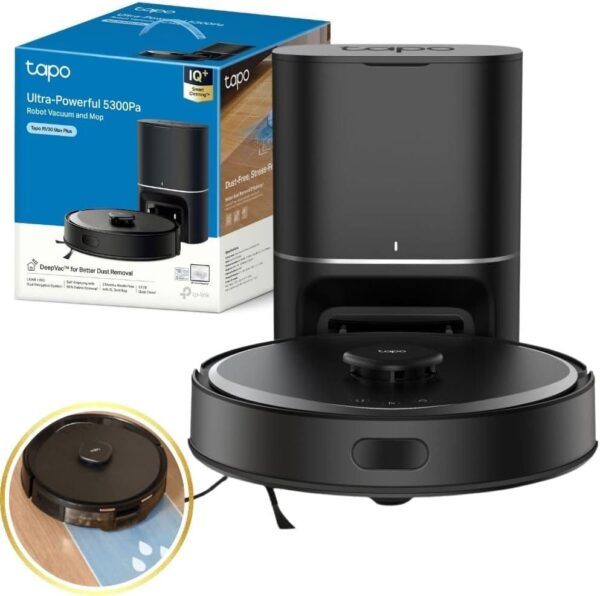 61P0uiz9wxL._AC_SL1000_.jpg Tapo RV30 Max Plus 5300Pa Robot Vacuum Cleaner with Mop,Auto Empty/Charging