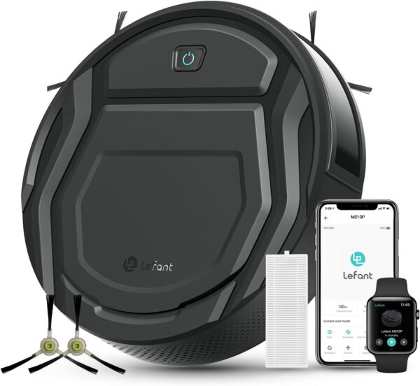 61R08mDJ-PL._AC_SL1500_.jpg Lefant M210Pro Robot Vacuum Cleaner,4000Pa Suction,vacuum robot for carpet