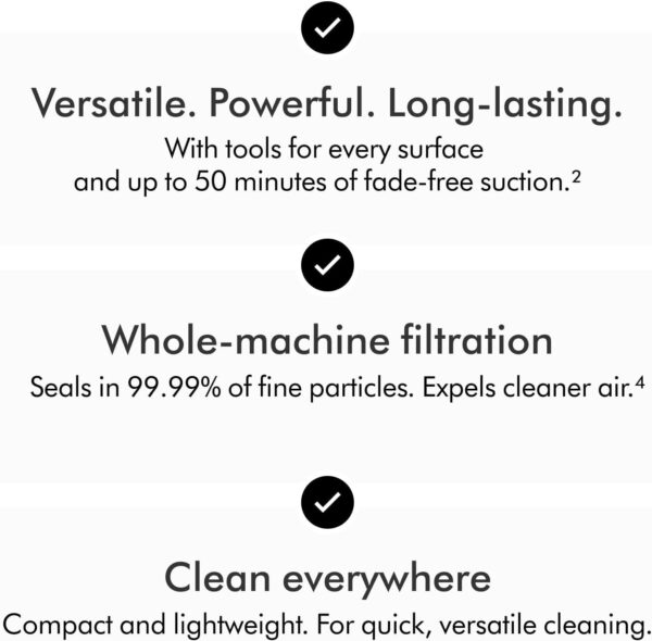61XegErVcyL._AC_SL1500_.jpg Dyson Car+Boat handheld vacuum cleaner, 115 AW, 50min, deep cleaning on the go (Silver)