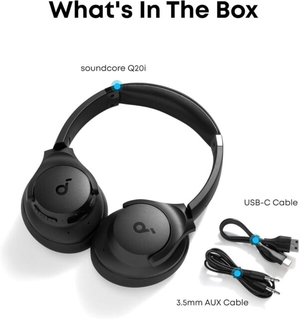 61Zw3N-cJxL._AC_SL1500_.jpg soundcore Anker Q20i, Hybrid Active Noise Cancelling Foldable Headphones