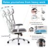 61dSXJUrhL._AC_SL1080_.jpg HOLLUDLE Ergonomic Office Chair with Adaptive Backrest, High Back Computer Desk Chair with 4D Armrests