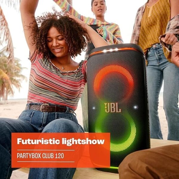61okSiE-MoL._AC_.jpg JBL Party Box Club 120 | Powerful Sound & Lightshow