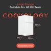 61sHyKJOMnL._AC_SL1500_.jpg Cookology 87L 47cm Under-Counter Fridge Freezer - White