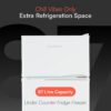 61t0i6AtSuL._AC_SL1500_.jpg Cookology 87L 47cm Under-Counter Fridge Freezer - White