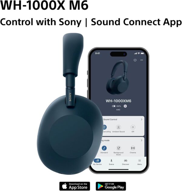Sony WH-1000XM6 Flagship Wireless Noise Cancelling Headphones