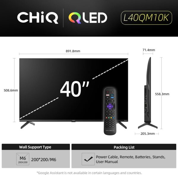 61x0r-3skML._AC_SL1500_.jpg CHiQ 40 Inch Full HD QLED PRO Smart Roku TV