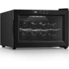 7-10-1.png FOHERE Wine Cooler Fridge 8 Bottles, Table-Top Wine Fridge with Glass Door
