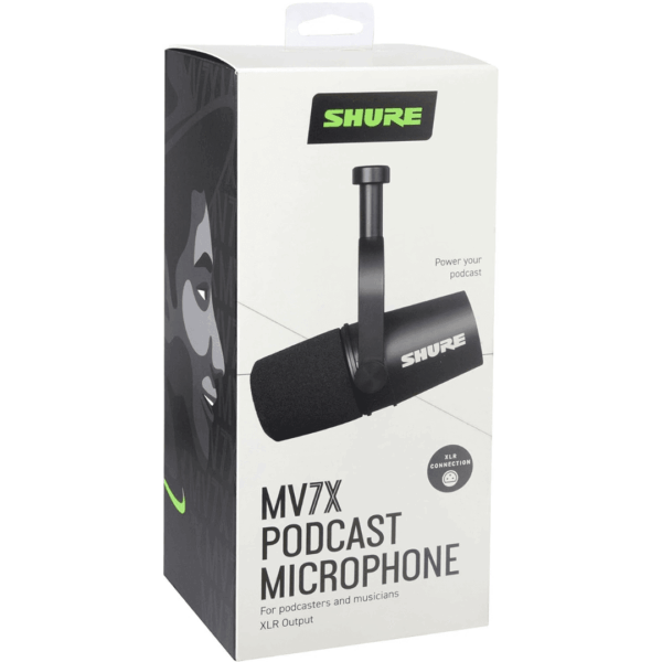 7-15.png Shure MV7X Microphone - XLR Only Pro Quality Dynamic Mic for Podcasting & Vocal Recording