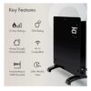 7-23.jpg Devola 2000W Smart Electric LOT 20 Compliant, Energy Efficient Heater (Black)