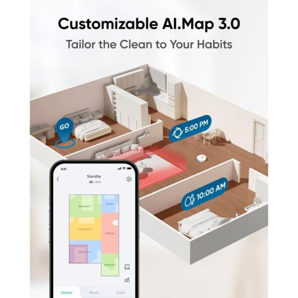 7-63.jpg eufy X10 Pro Omni Robot Vacuum Cleaner With Mop, Carpet Detection