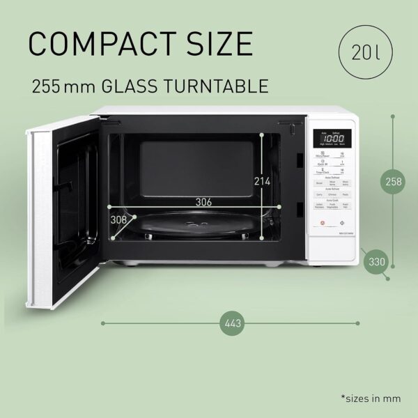 71-EEnHJRpL._AC_SL1500_.jpg Panasonic NN- Compact Microwave-E27JWMBBQ, White