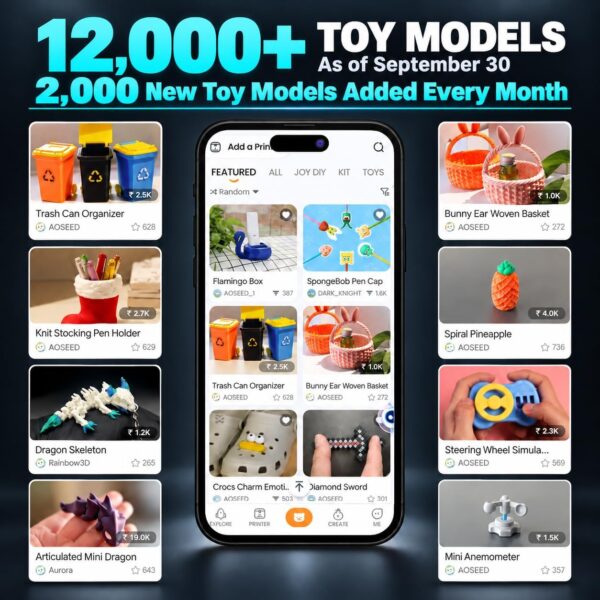 710COI210wL._AC_SL1254_.jpg X-Maker AI Kids 3D Printer, Enclosed, Wi-Fi Printing, App Control, Ready to Print