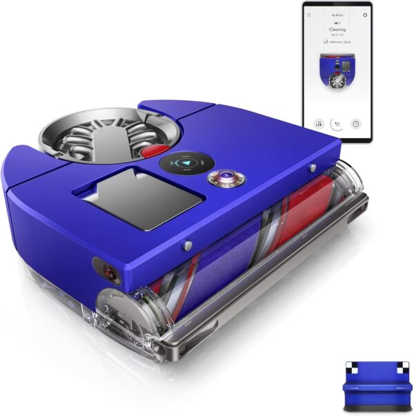 710K-kjrzqL._AC_SL1500_.jpg Dyson 360 Vis Nav™ robot vacuum, full-width brush, designed for all floor types (Blue/Nickel)