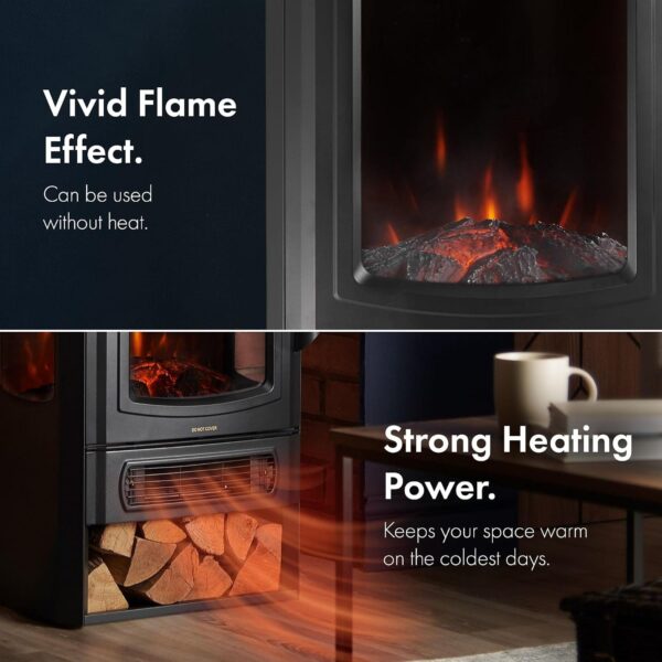 7116wj3N1SL._AC_SL1500_.jpg Vonhaus Electric Log Burner 2000W – 2 Heat Settings – Black