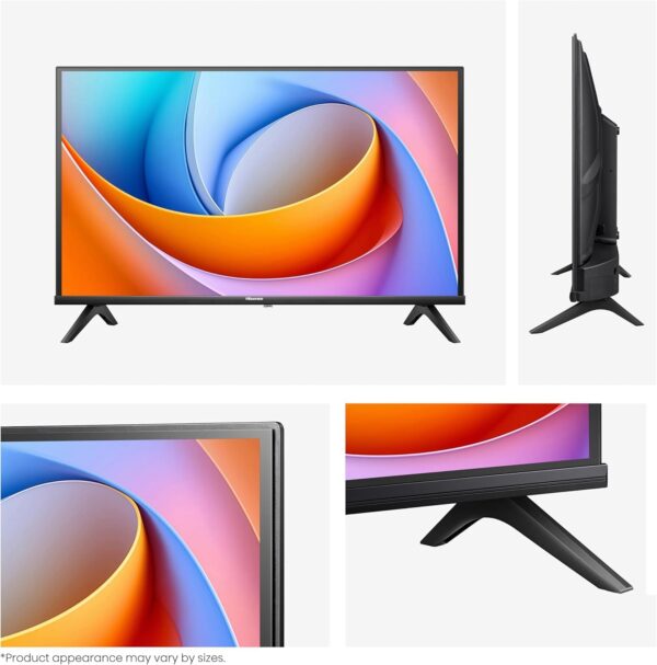 Hisense 40" 40A4QTUK FHD LED TV with Freely - Direct Lit LED, Dolby Audio, Natural Colour Enhancer, Games Mode, Sports Mode, Disney +, YouTube, Netflix [Energy Class F]
