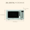 712USjuW74L._AC_SL1500_.jpg Haden Microwave Haden Cotswold 20L 800W Digital Microwave (Cotswold Green)