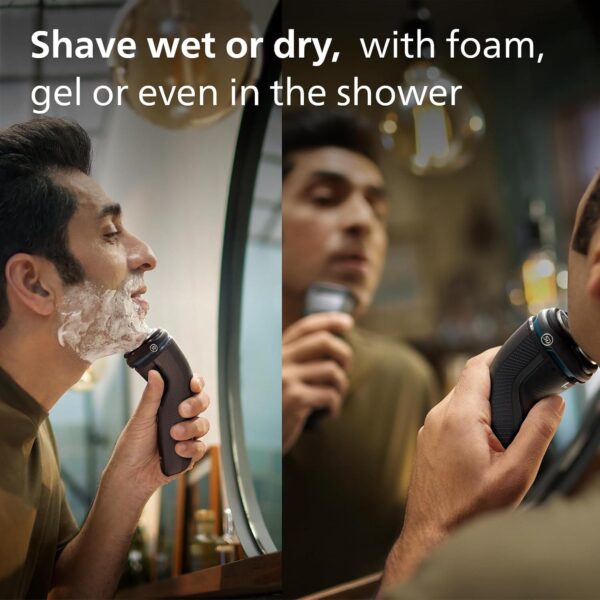 712VKHcxioL._AC_SL1500_.jpg Philips Electric Shaver 3000 Series - Wet & Dry Electric Shaver for Men with SkinProtect Technology in Dark Moon