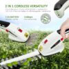 NETTA 2-in-1 Cordless Hedge Trimmer & Grass Shear