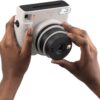 Instax SQUARE SQ1 Instant Camera, Chalk White