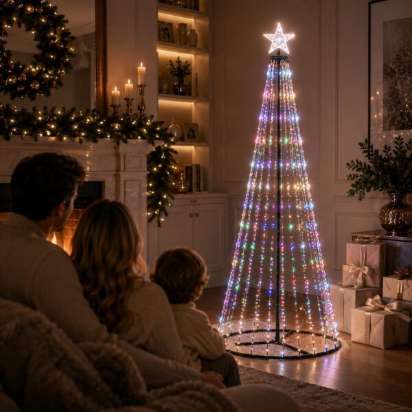 713hTeqNOyL._AC_SL1254_.jpg 6ft (180cm) LED Christmas Tree Outdoor Indoor Decoration, 293 Colour Changing Lights