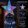 714A6cRXpZL._AC_SL1254_.jpg 6ft (180cm) LED Christmas Tree Outdoor Indoor Decoration, 293 Colour Changing Lights