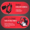 Dealourus 52cc Long Reach Petrol Multi Functional Garden Tool Including