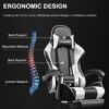 715YXSroiL._AC_SL1500_.jpg GTPLAYER Gaming Chair, Massage Computer Chairs with Footrest