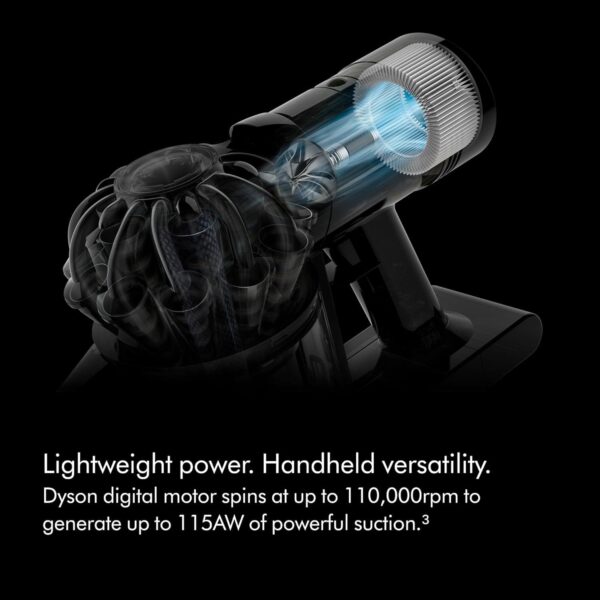 715b1uzuAIL._AC_SL1500_.jpg Dyson Car+Boat handheld vacuum cleaner, 115 AW, 50min, deep cleaning on the go (Silver)