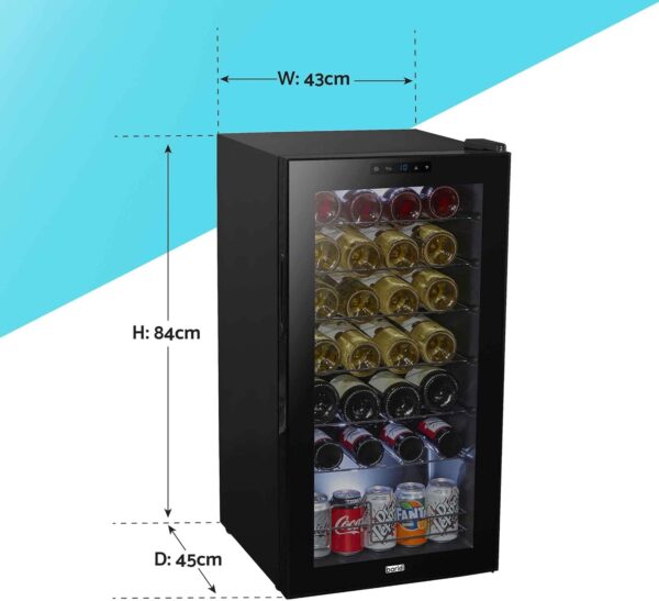 716xnx7B0SL._AC_SL1500_.jpg Dellonda Baridi 28 Bottle Wine Fridge with