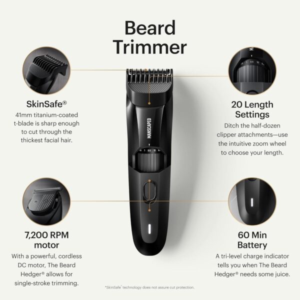 716yKChqc8L._AC_SL1500_.jpg MANSCAPED® The Beard Hedger® Premium Men's Beard Trimmer