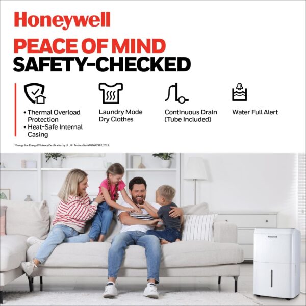 717oG29ttML._AC_SL1500_.jpg Honeywell 20L/Day Dehumidifiers For Home With Digital Display