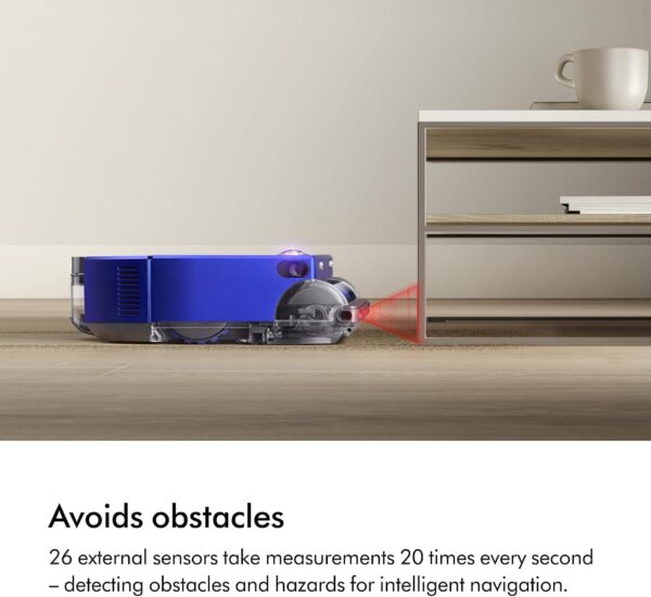71AC3gYOML._AC_SL1500_.jpg Dyson 360 Vis Nav™ robot vacuum, full-width brush, designed for all floor types (Blue/Nickel)
